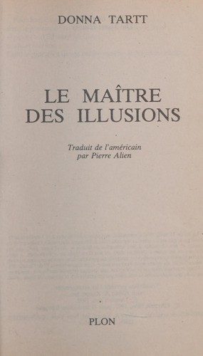 Le maitre des illusions